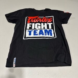 Fairtex Thailand Fight Team T-Shirt - Mens Medium - Black